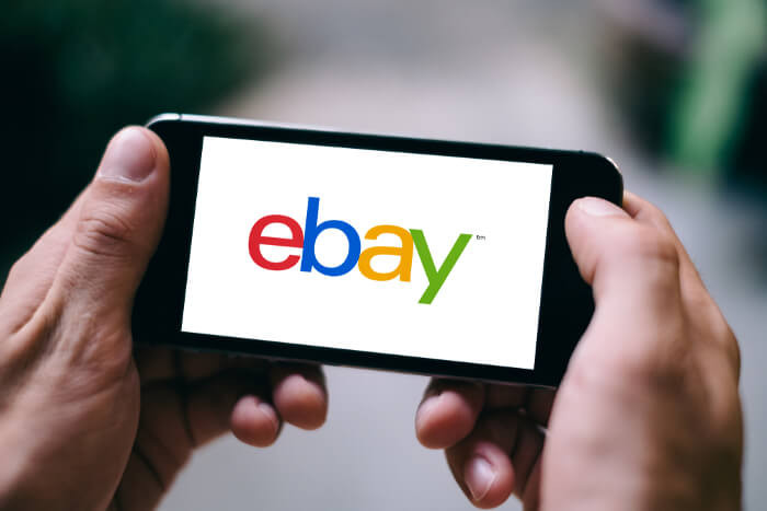 Ebay Logo auf Smartphone