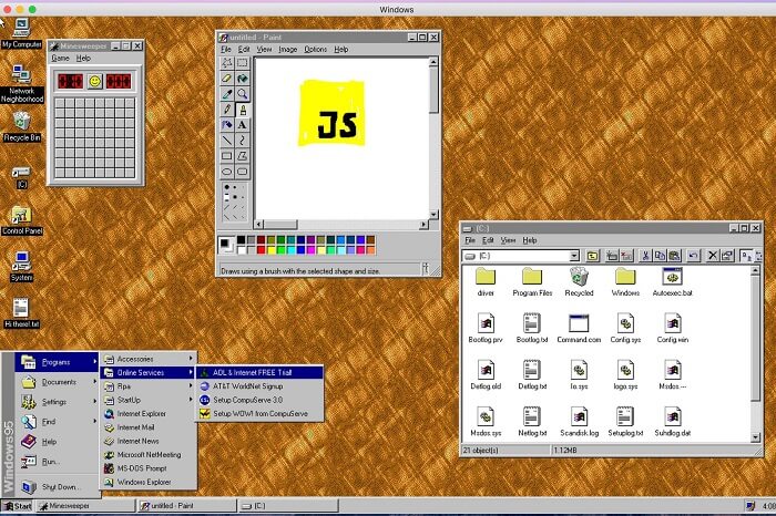 Windows 95 Screenshot