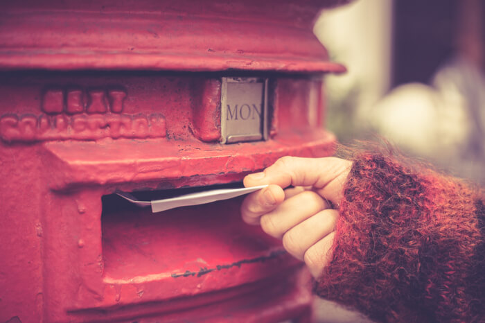 Brief und Briefkasten
