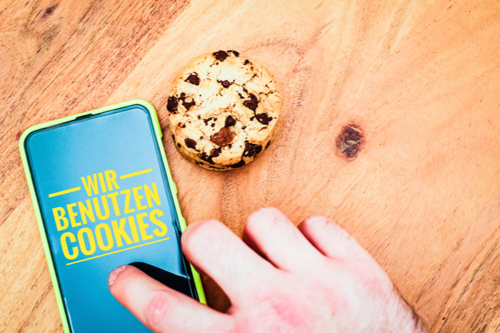 Cookie-Hinweis auf Smartphone und Cookies
