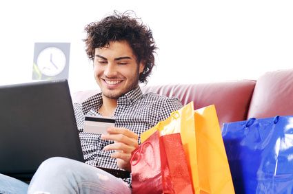 Online-Shopping der Männer