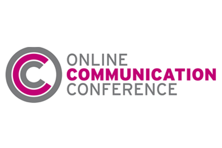 Logo online communication conference