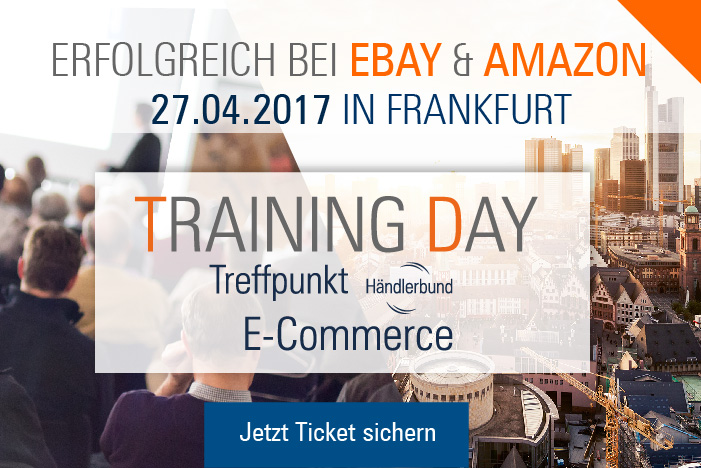 Training Day und  Treffpunkt E-Commerce in Frankfurt am 27. April