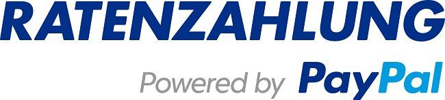 Ratenzahlung Powered by Paypal-Logo