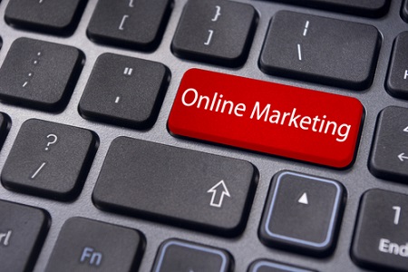 Online-Marketing-Tastatur