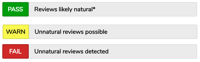 Ergebnisanalyse von Reviewmeta, Zusammenschnitt Screenshots