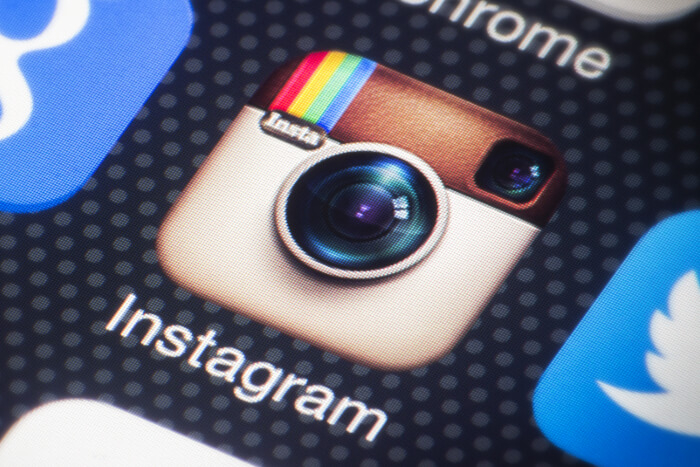 Instagram-App auuf Smartphone-Display
