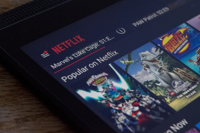 Netflix auf einem Smartphone