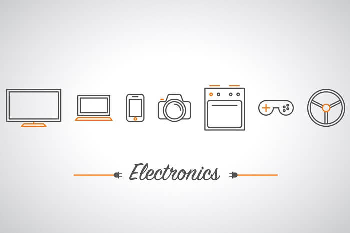 Visualisierung von Elektronikprodukten
