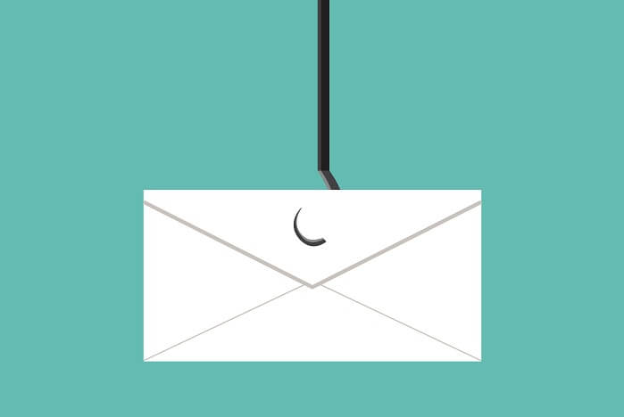Visualisierung einer Phishing-Mail