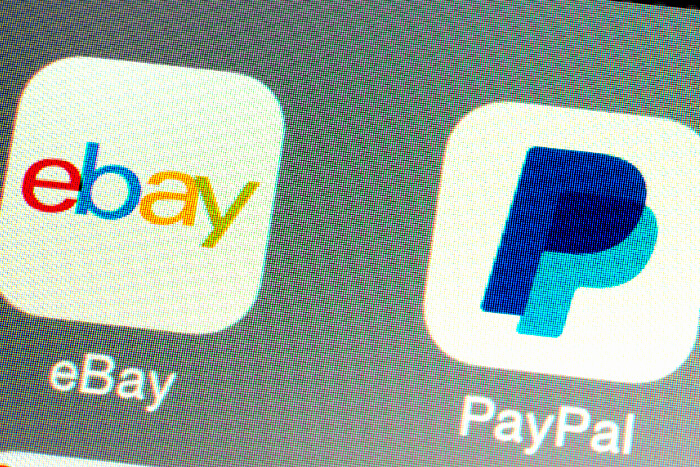 Apps von Ebay und PayPal nebeneinander