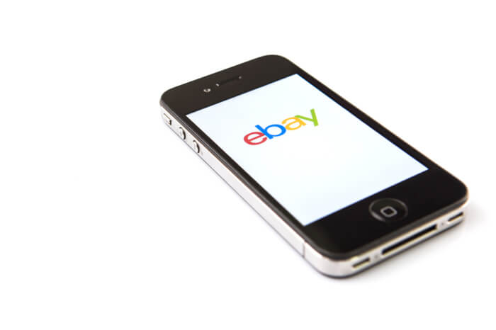 Ebay Logo auf Smartphone