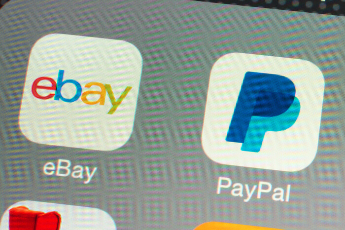 Ebay- und PayPal-App-Icon