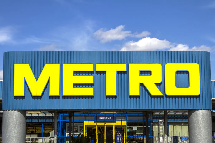 Filiale des Handelsunternehmens Metro
