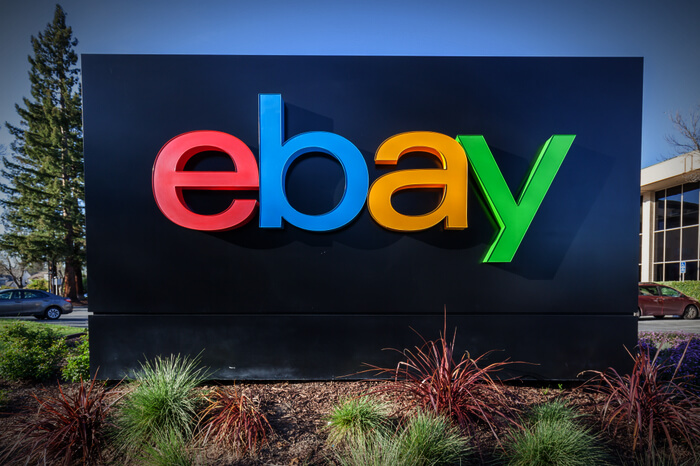 Ebay-Logo am Hauptsitz