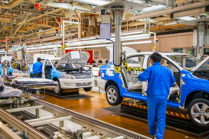 Volkswagen Produktionsfabrik in China