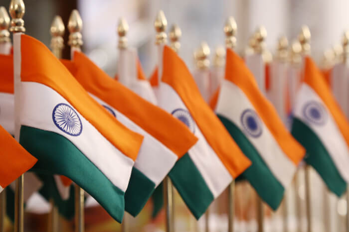 Indische Flaggen