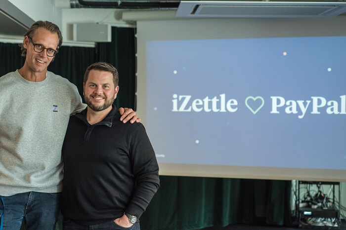 Jacob de Geer, CEO iZettle, Bill Ready, CEO PayPal