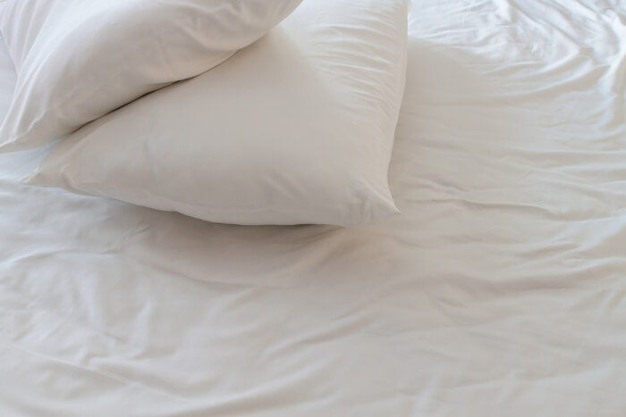 Kissen und Bettdecke