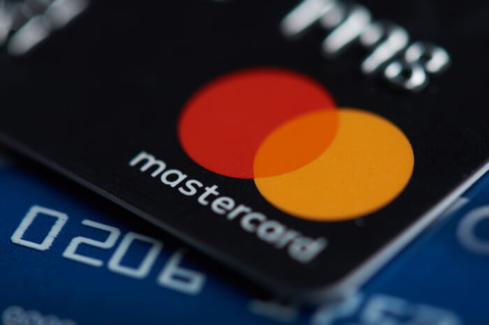 Kreditkarte mit Mastercard-Logo