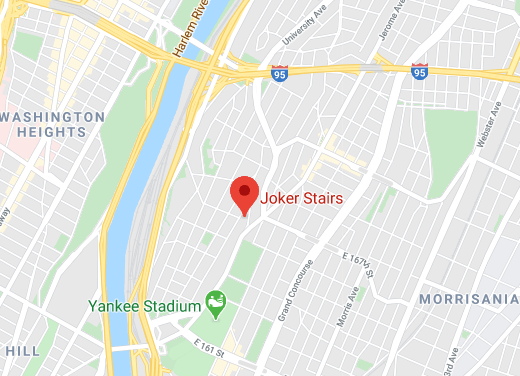 Joker Stairs Markierung auf Google Maps / Screenshot Google Maps