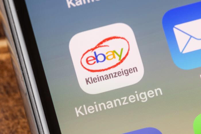 Ebay Kleinanzeigen auf einem Smartphone
