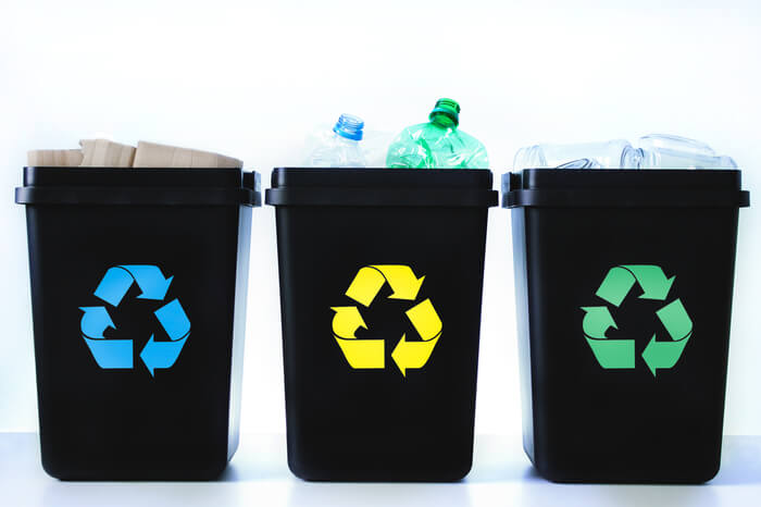 Recycling und Mülltrennung