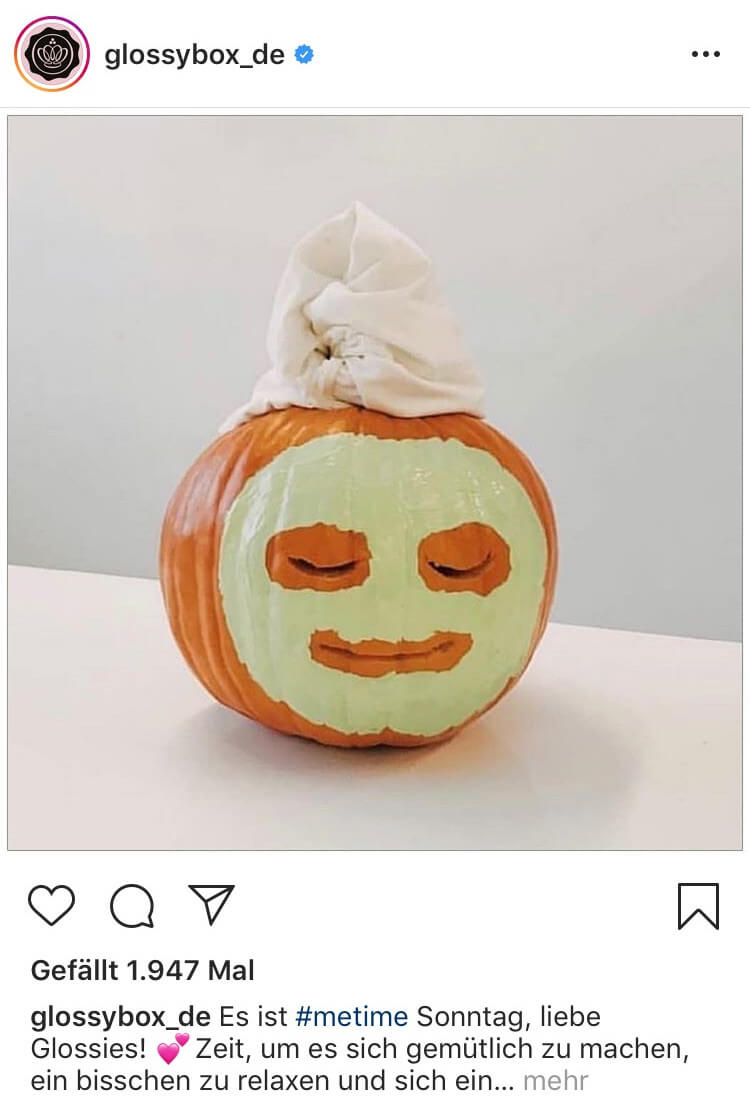 Halloween 2019 Instagram Glossybox