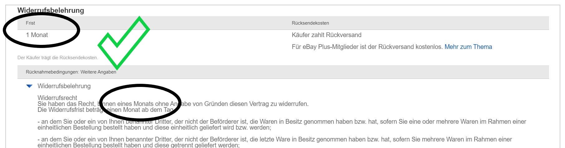 Screenshot vom 18.08.2020 © Ebay.de