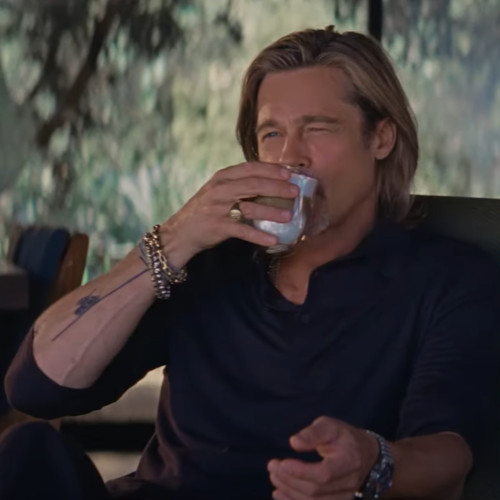 Hollywood-Schauspieler Brad Pitt im Spot von De’Longhi