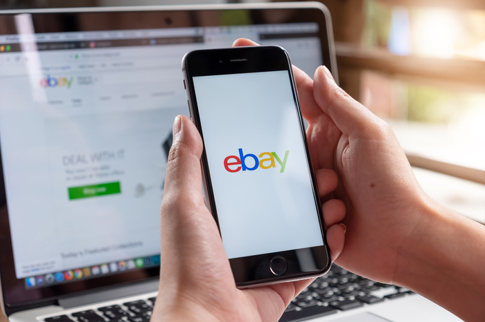 Ebay auf einem Smartphone