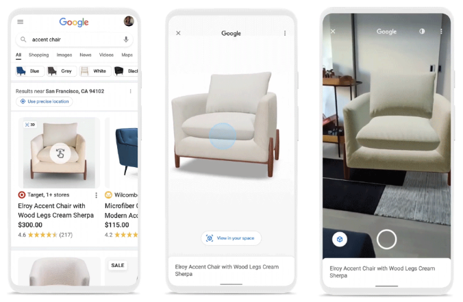 Augmented-Reality-Funktion in Google Shopping Ads | Google