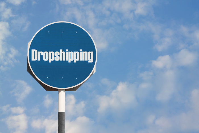 Dropshipping-Schild