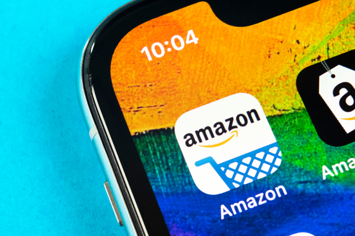 Amazon-App-Icon auf Smartphone