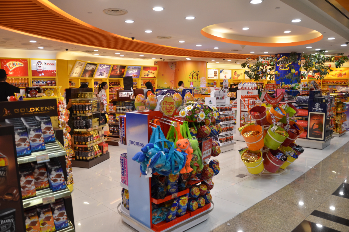 Spielwarengeschäft in Changi Flughafen