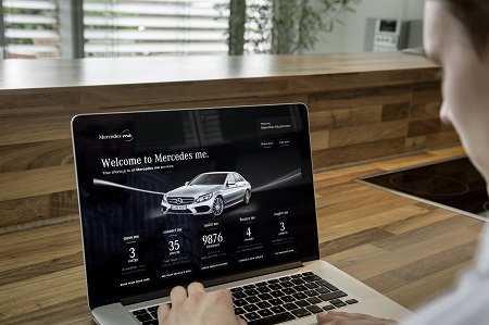 Daimler startet das Online-Portal mercedes.me.