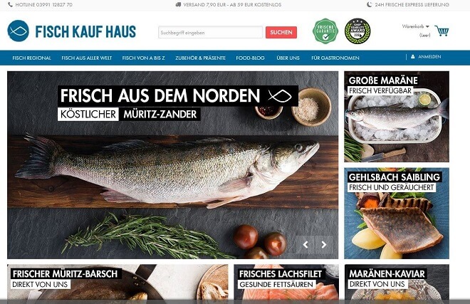 Screenshot Fischkaufhaus.de