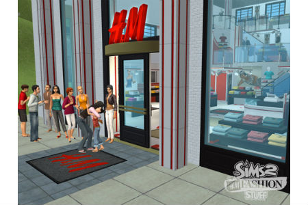 H&M schaltete Werbung in dem Spiel Sims 2