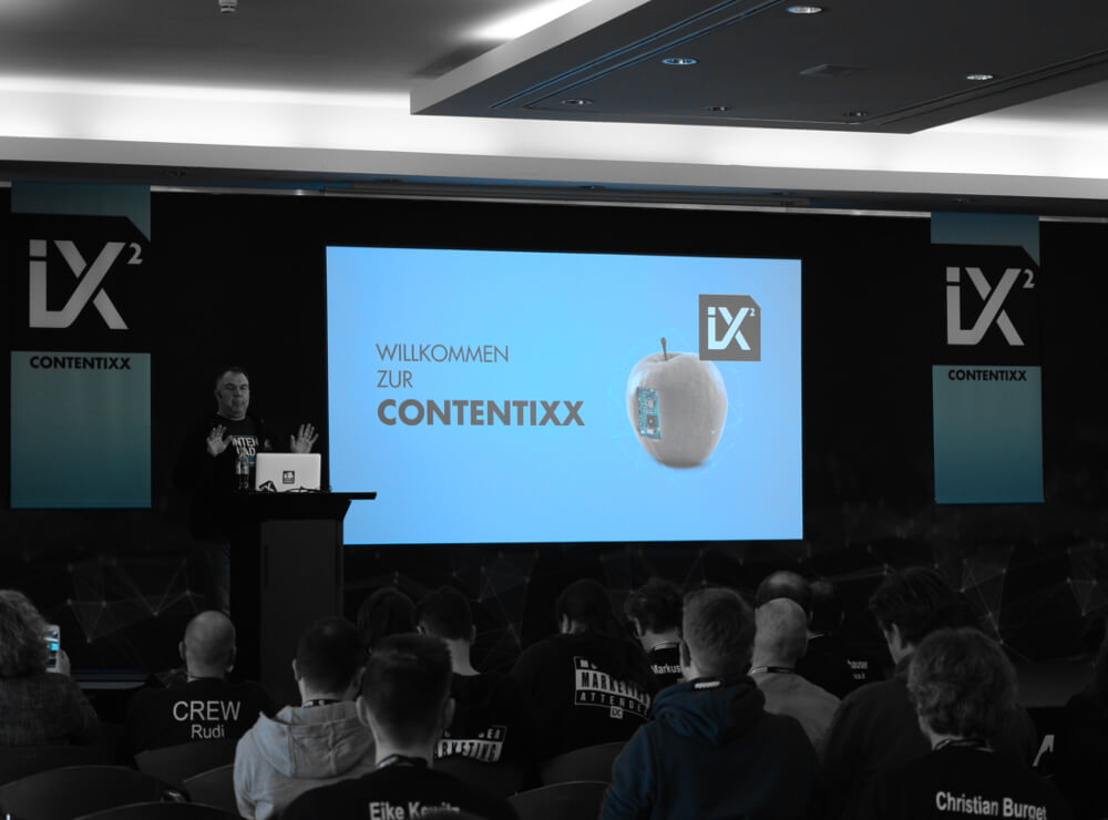 Begrüßung auf der Contentixx 2018