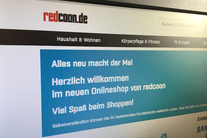 Neuer Redcoon-Shop
