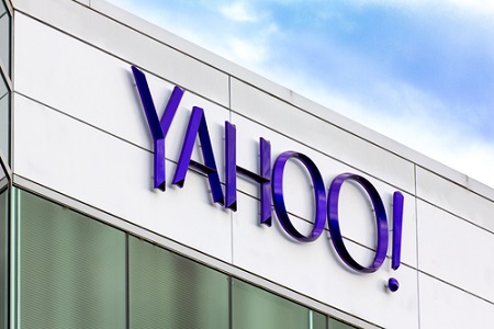 Yahoo Schriftzug