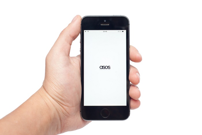 Asos-App auf Smartphone