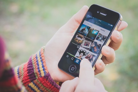 Instagram-Smartphone