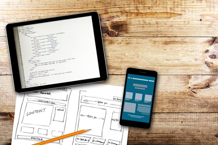 Responsive Design, HTML Text auf Tablet