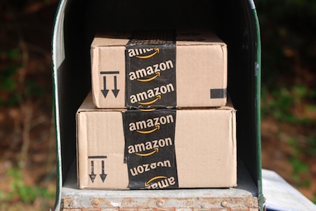 Amazon-Pakete im Briefkasten