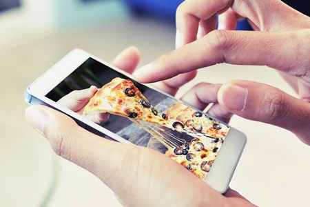 Smartphone-Pizza