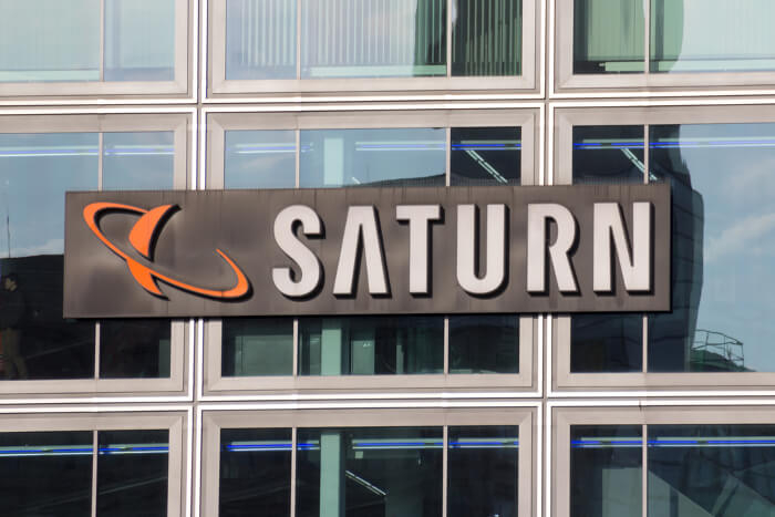 logo der Elektronikkette Saturn