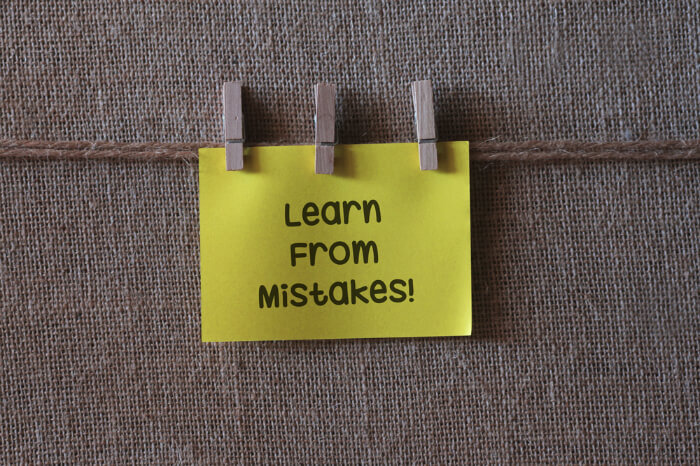 Aus Fehlern lernen...