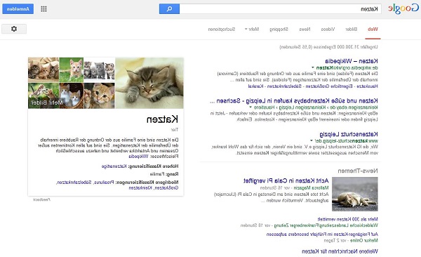 Aprilscherz von Google: Gespiegelte Seite