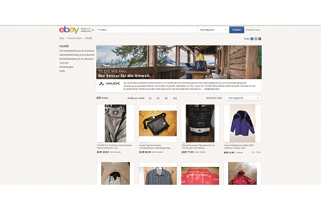 Ebay kooperiert mit Vaude.